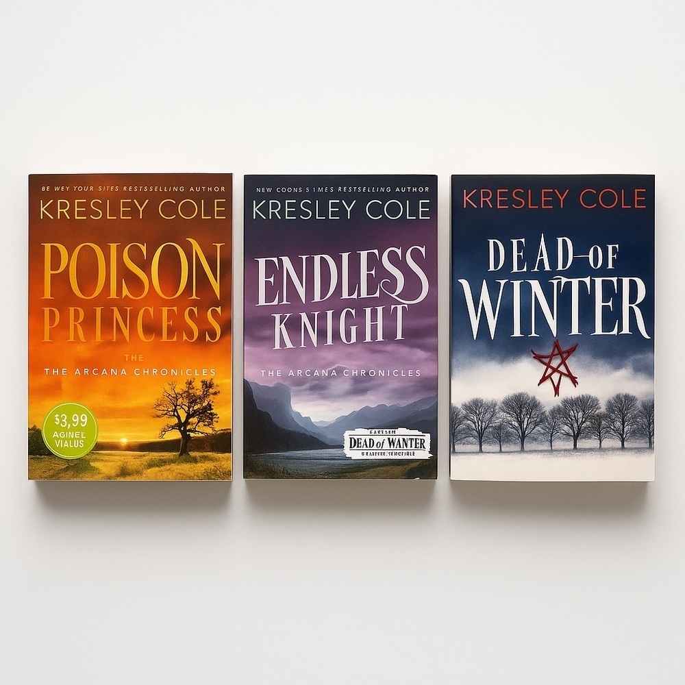 The ARCANA CHRONICLES | 3 BOOK SET BY KRESLEY COLE YOUNG ADULT